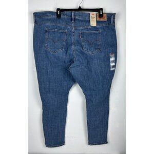 NWT Levi’s Women's 721 High Rise Skinny Jeans Blue Size 22 Short